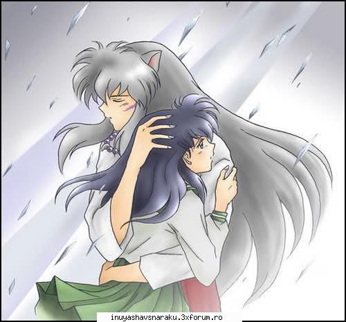 Inuyasha & Kykiou - Kagome se potriveste cu Inuyasha.Kikyo apartine - Inu couple