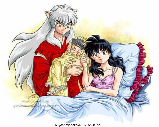 Inuyasha si Kagome - cred ca o sa incep sa-l plac mai mult pe inuyasha - Inu couple