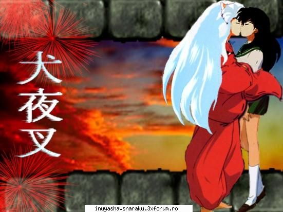 Inuyasha si Kagome - Sesshoumaru - Inu couple
