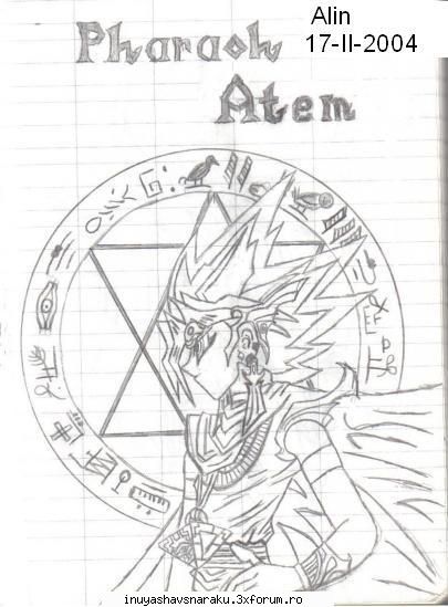 My fan art - Personajul meu preferat: My Pharaoh My Ruler My - Fan Art