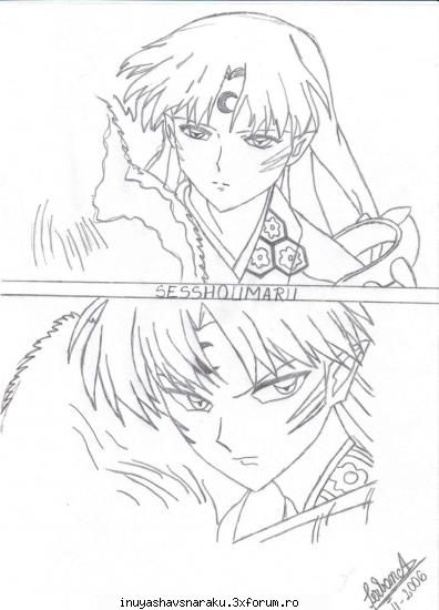 My fan art - Sesshoumaru - my favorite demon - Fan Art