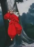 5. saracul inuyasha cand era tintuit de copac  :zzz: . poze de care vreti.