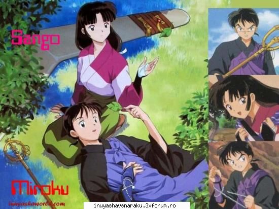 Sango & Miroku - oricum ei doi sunt un cuplu super - Inu couple