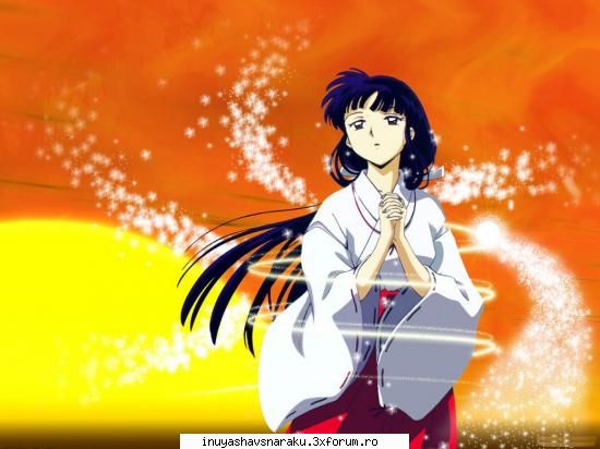 chiar asa e ! doar cu ea a fost asa cu kagome e mai amabil dar eu vroiam sa fie cu kikyo personaj
