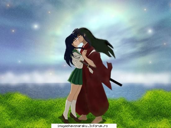 poze cu Inuyasha si Kagome - asta mi se pare mijtocuta - Poze