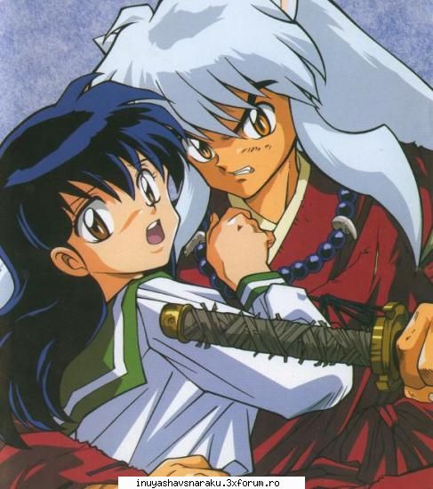poze cu Inuyasha si Kagome - nush, parca seamana mai mult sango cu kikyo decat - Poze