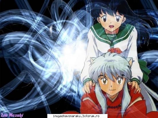 poster cu ei 2 poze cu inuyasha si kagome