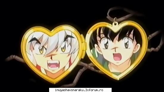 un medalion dea dreprul frumos poze cu inuyasha si kagome