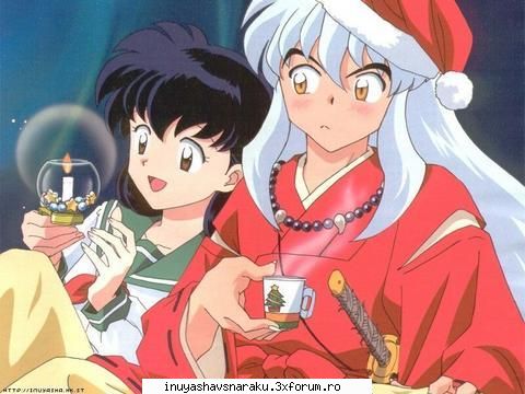 craciunul ce frumos imi plac poze cu inuyasha si kagome