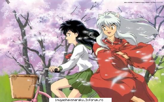 mergem iar cu bicicleta poze cu inuyasha si kagome